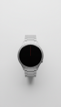 Reloj inteligente minimalista de acero inoxidable
