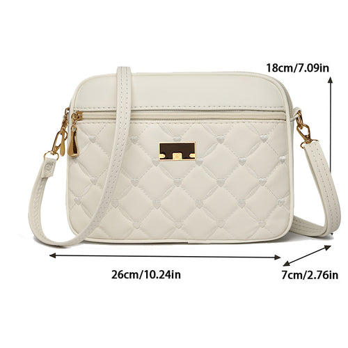 Bolso de hombro de verano de color liso a la moda